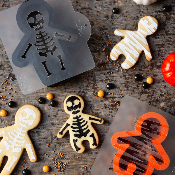 Cookie Cutter and Stencil Set - Gingerdead
